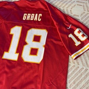 Elvis Grbac #11 Kansas City Chiefs Red Jersey